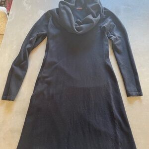 Black sweater dress